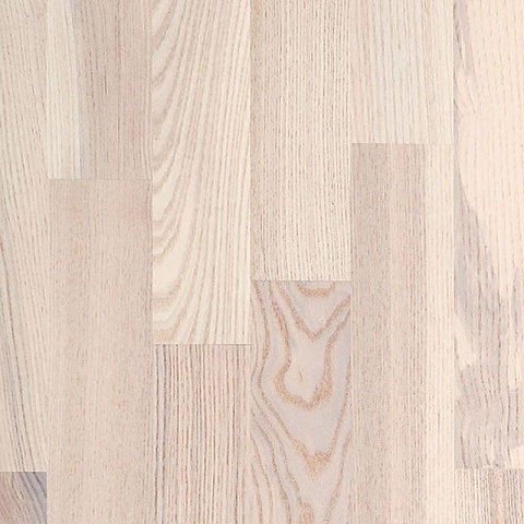 Polarwood Classic Ясень УЮТ БЕЛЫЙ, сорт. Кантри, белый матовый лак, 3-полосный (фото 1)