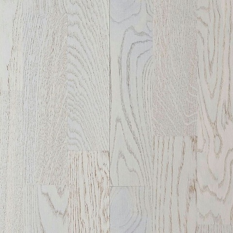 Polarwood Space Дуб МЛЕЧНЫЙ ПУТЬ, сорт. Робуст, молочно-белый матовый лак, 3-полосный (фото 1)