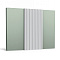 Стеновые панели Orac 3D W108 Zigzag Белый (миниатюра фото 2)