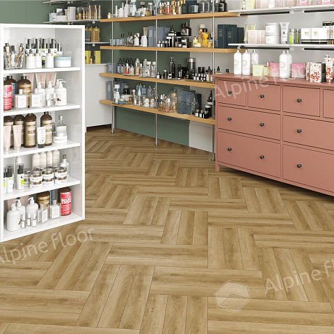 Alpine Floor Herringbone 8 Pro 4V 33 (CH) LF102-2B New_ Дуб Эльзас (фото 2)