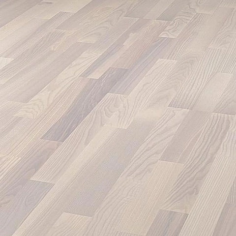 Polarwood Classic Дуб УЮТ БЕЛЫЙ, сорт. Робуст, белый матовый лак, 3-полосный (фото 3)