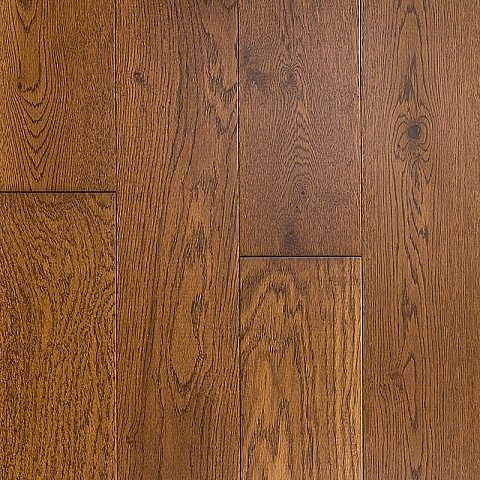 Инженерная доска CROWNWOOD Classic Arte 2-х слойная шип-паз Дуб Вильц УФ-лак/Рустик/Браш 400..1800 х 185 х 15 / 1.67м2 (фото 1)