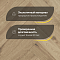 Wood Bee Herringbone Дуб Аурео браш матовый Aureo, UV-лак gloss 5-9% (левая) (миниатюра фото 2)