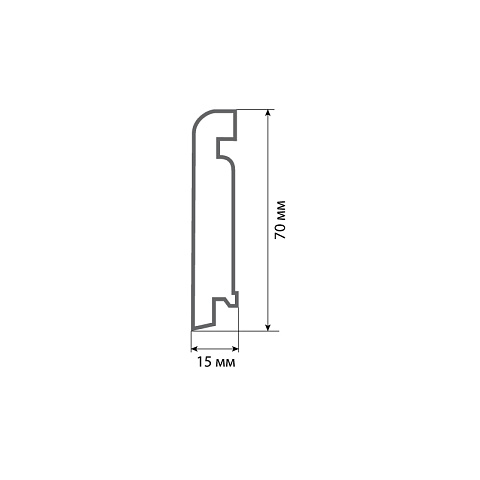 Finitura dekor R13 70х15х2400/ 021 (фото 2)