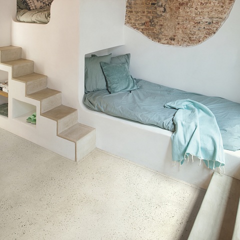 QS Alpha Vinyl ILLUME плитка AVMTU 40276 Бетон галечный (фото 12)