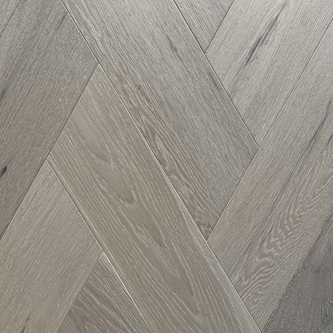 HM Flooring Итальянская ёлка Дуб Прайм Гинестра лак с фаской (фото 2)