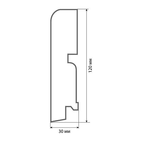 Finitura dekor R9 120х30х2400/ 019 (фото 1)