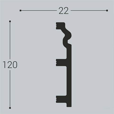 XPS П 5 120х22/ Белый (фото 2)