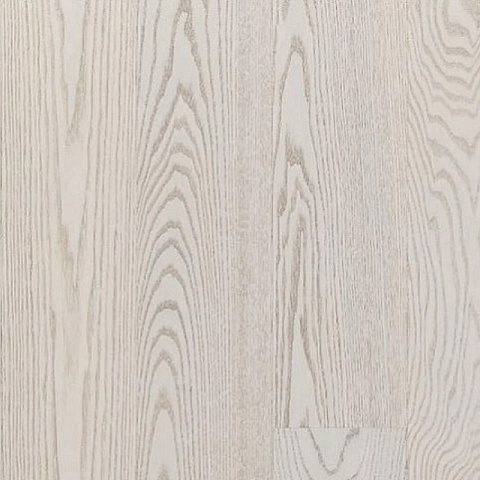 Polarwood Classic Ясень СКАЛИСТЫЙ, сорт. Кантри, насыщенный белый матовый лак, фаска 4V-микро, 1-полосный (фото 1)