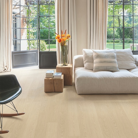 QS Alpha Vinyl BLOS BASE планка AVSPT 40277 Дуб молочный (фото 12)