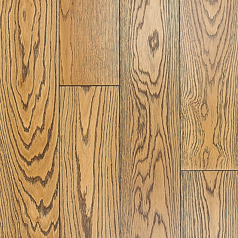 Инженерная доска CROWNWOOD Classic Arte 2-х слойная шип-паз Дуб Рюмеланж УФ-лак/Рустик/Браш 400..1800 х 185 х 15 / 1.67м2 (фото 1)