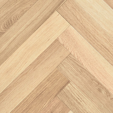 Wood Bee Herringbone Дуб Селект гладкий глянец, Select UV-лак gloss 30±5% (правая) (фото 1)